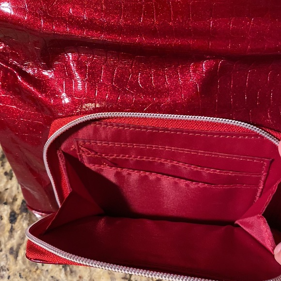 Kenneth Cole sparkling red clutch - Picture 3 of 5